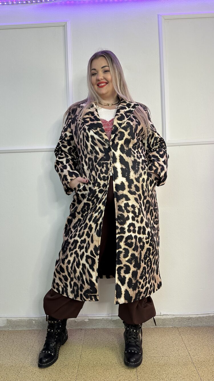 Παλτό velour Λεοπάρ(2568.64587)