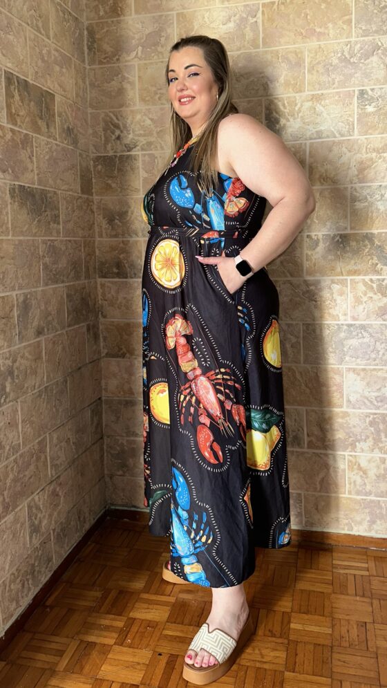 Citrus Sea Dress (107151) - Εικόνα 3