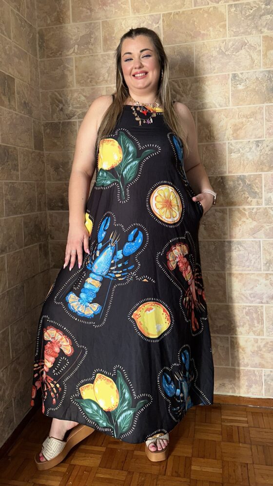 Citrus Sea Dress (107151) - Εικόνα 2