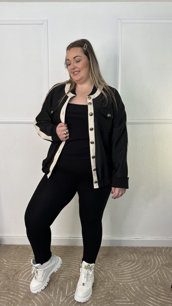 Bomber Jacket καπιτονέ με λεπτομέρειες Δερματίνης (1610252) - Εικόνα 5