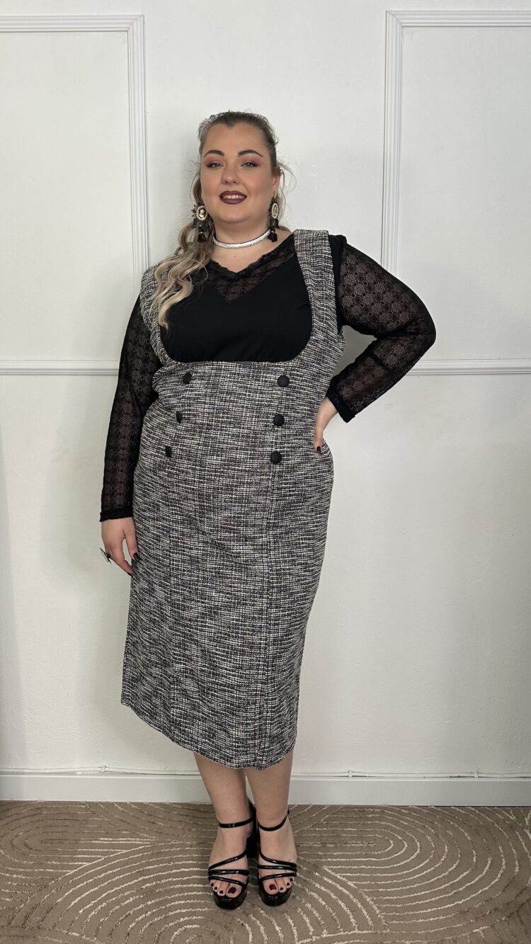 Φόρεμα midi μπουκλε (4668.17564)