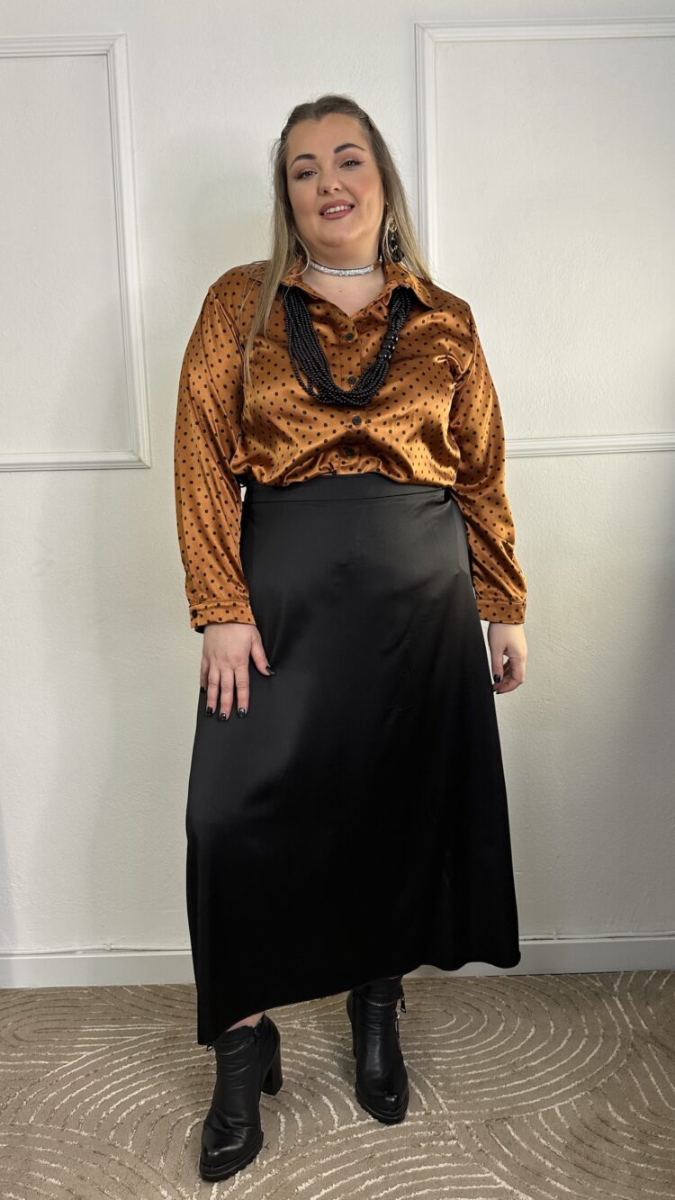 Σατέν midi φούστα ( 2668.17660)