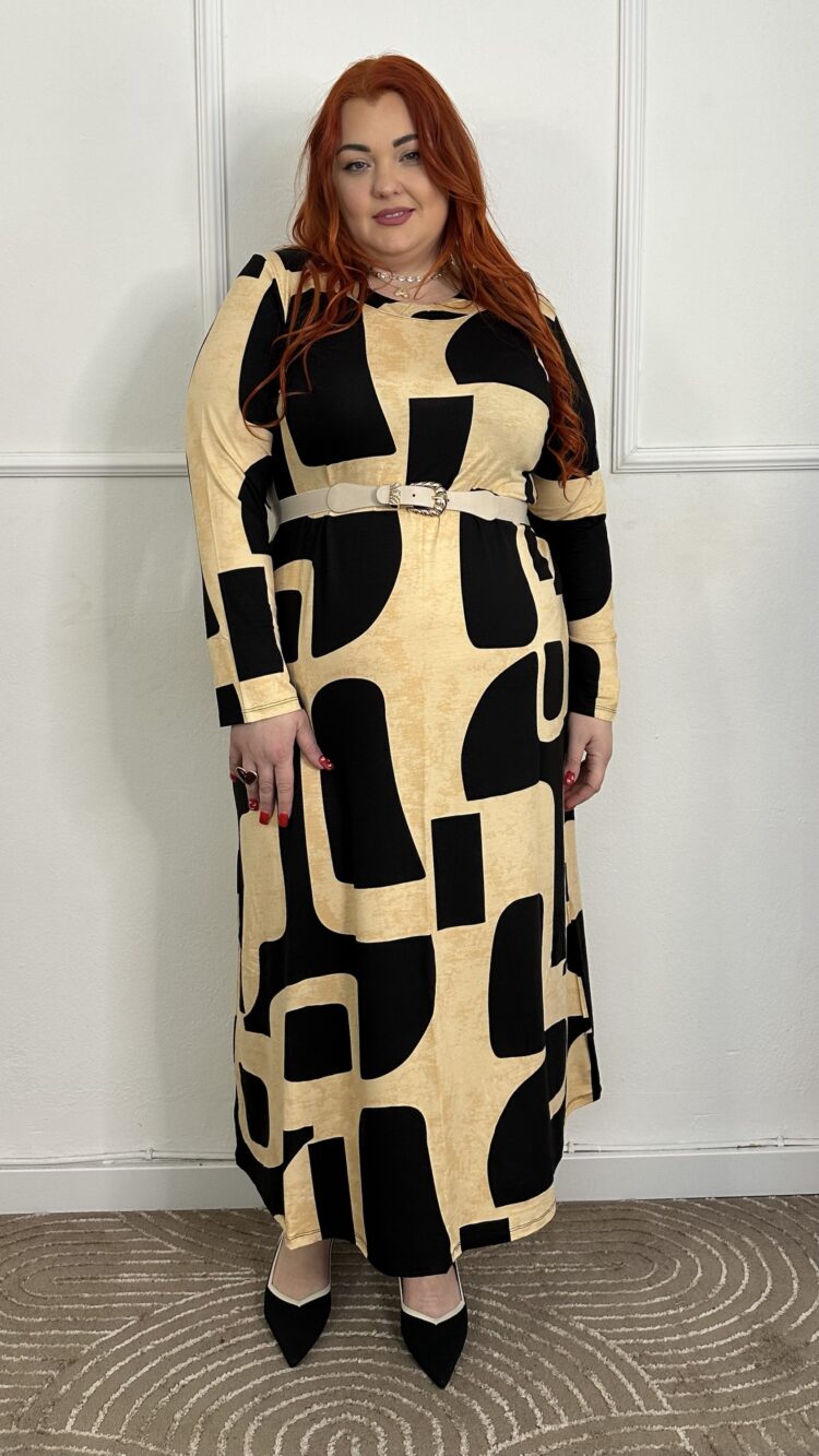 Φόρεμα Από Ελαστική Βισκόζη (3001263)