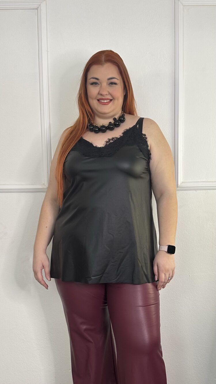 Lingerie Δερματίνης με δαντέλα (2668.36547)